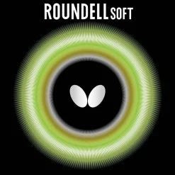 Butterfly Roundell Soft Sort 2.1 Mm Belægning Til Bordtennisbat
