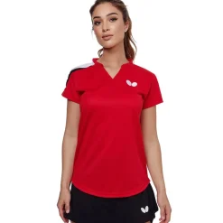 Dame Butterfly T-shirt Lady TOSY Red