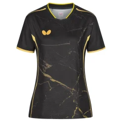 Dame Butterfly T-shirt Sutairu Lady Sort